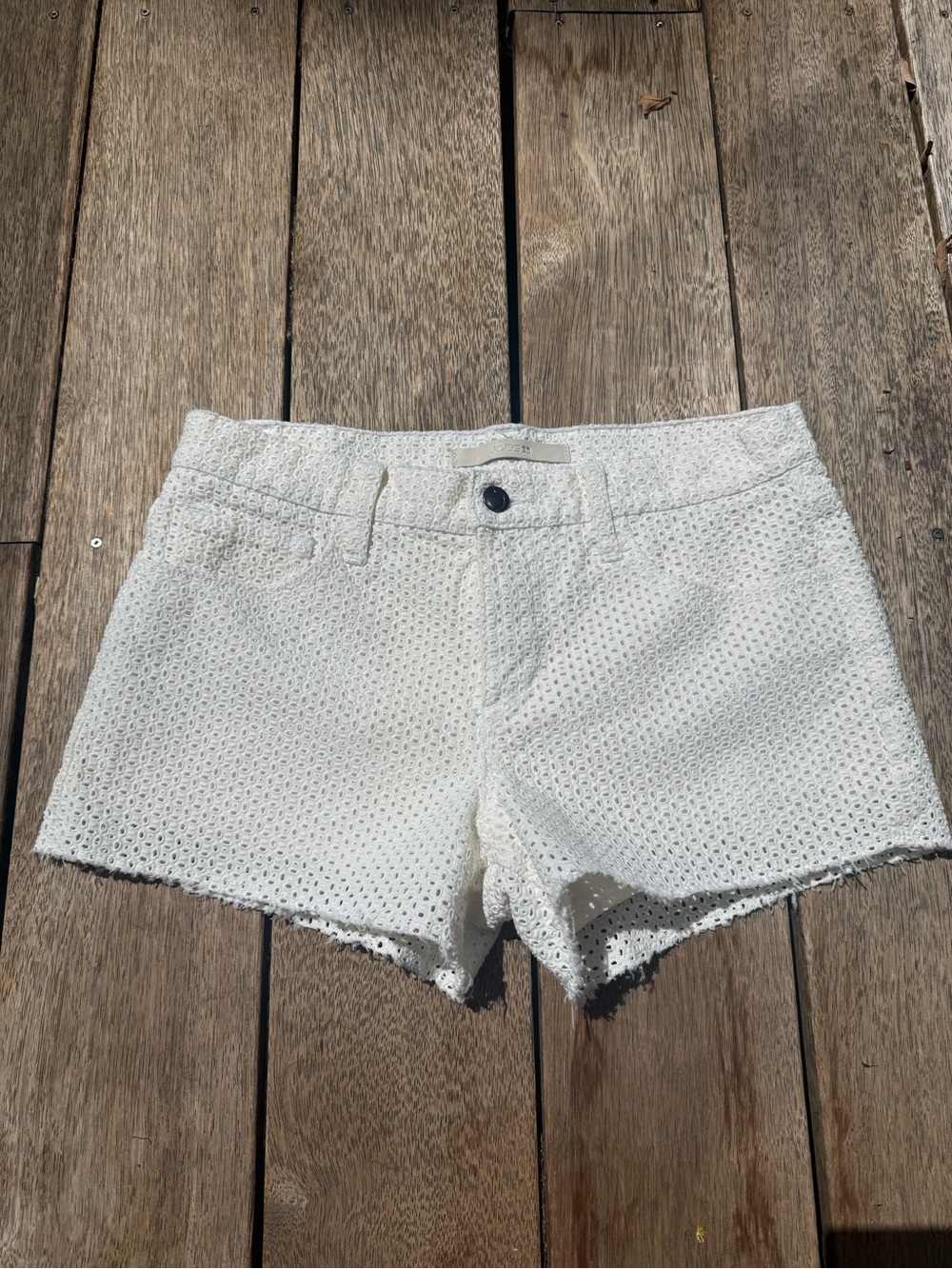 Joes Jeans White Eyelet Women’s Shorts